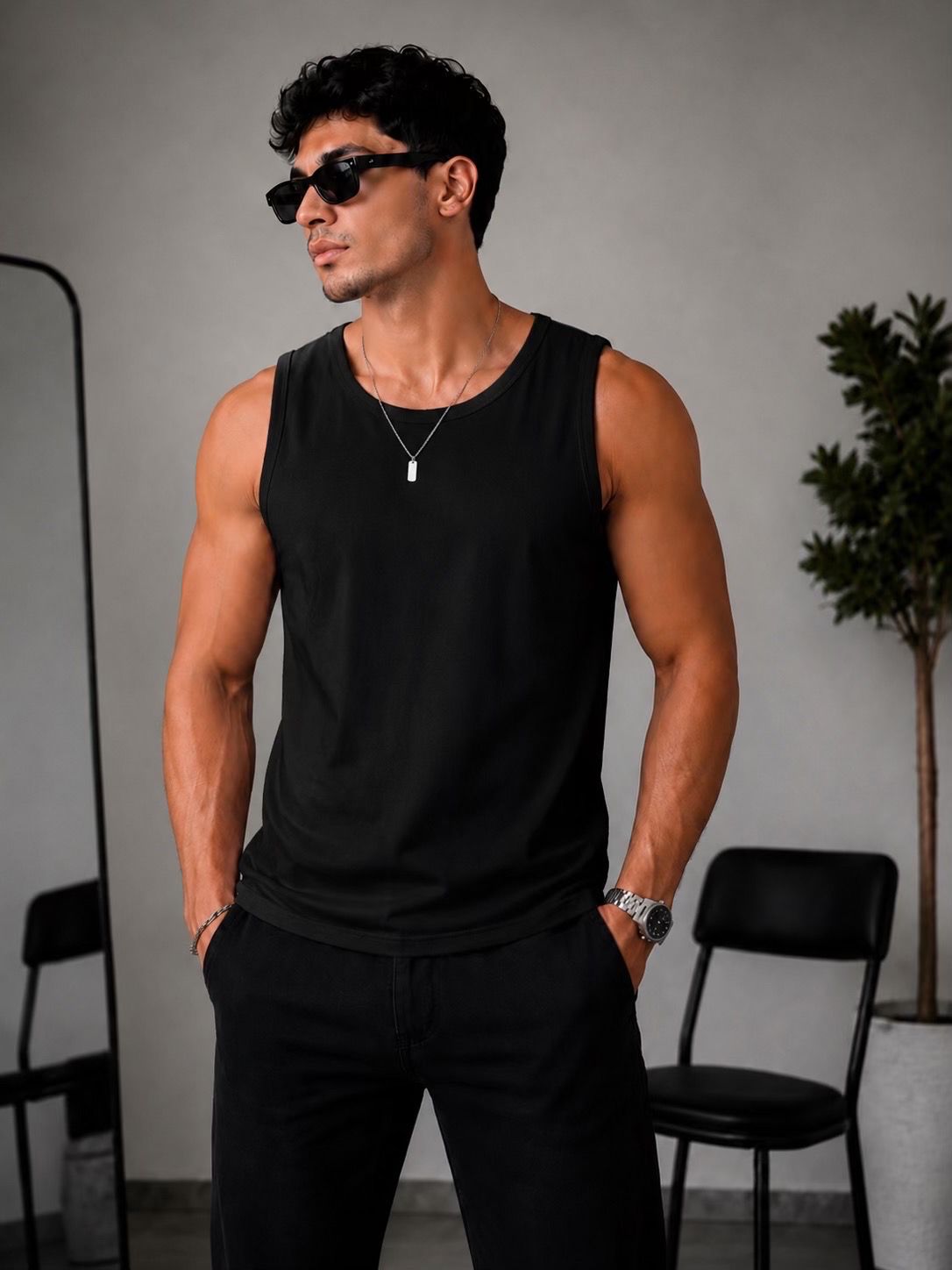 TANK TOP BLACK